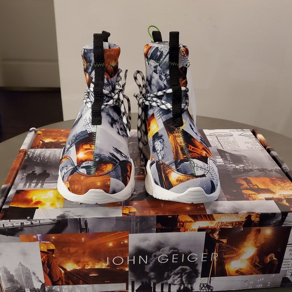 SOLD John Geiger 002 All Over Print Sneakers